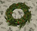 Candlelit Wreath of Shire Holly