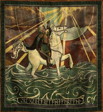 Eorl's crossing of the Celebrant