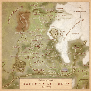 Dunlending land map by Yuudachi Houteishiki