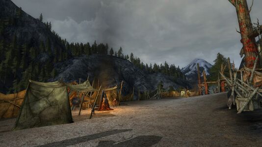 A goblin camp within Amon Thanc