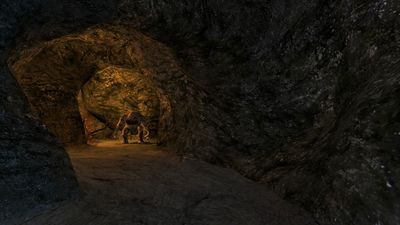The rocky tunnel within Nurath