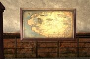 Large Framed Map of Eriador