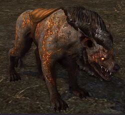 Maned Magma Warg Appearance Legacy of Morgoth Ultimate Fan Bundle