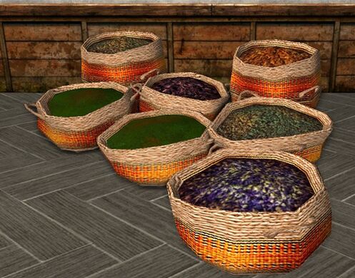 Baskets of Seven Herbs & Spices