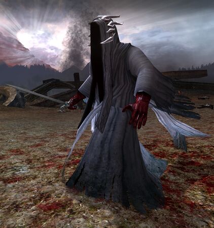 Calatúr, as a wraith in Throne of the Dread Terror.