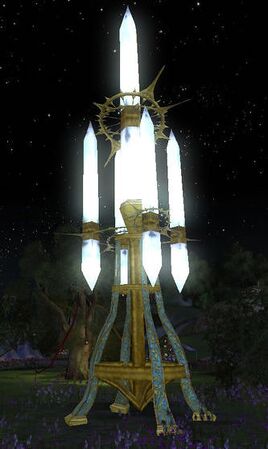 Lórien Lamp at night