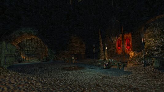 Mess hall in Brigand Cave