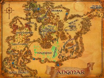 Map of Angmar POIs