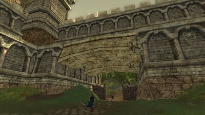 Gates which lead into Cardolan and Minhiriath.