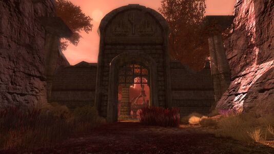 Garth Agarwen side of the gates