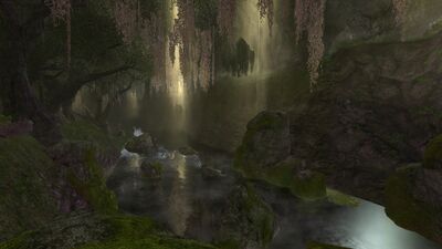 Further into the forest, the mood changes. It is understandable that the river has a quite mysterious reputation.