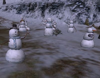 Snowmen at the Snowball Field