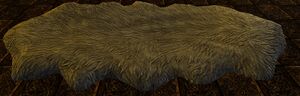 Large White Fur Rug